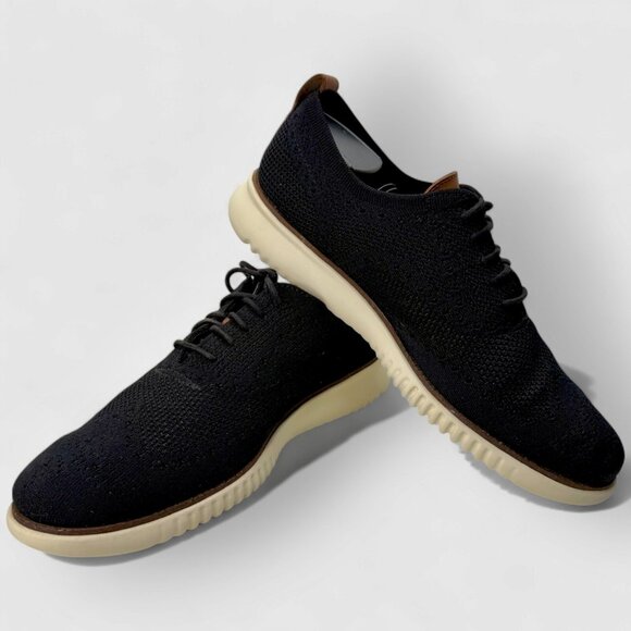 Cole Haan Zerøgrand Stitchlite Oxford Men’s Black Size 11 [C27568] Casual - Picture 5 of 12